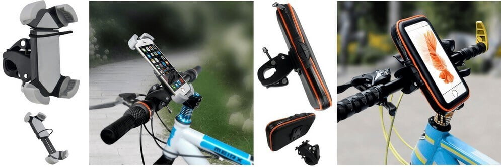 Support Téléphone Vélo Moto Avec Amortisseur Anti-Vibration - Montage Sécurisé Réglable Pour Smartphones Jusqu'à 7,5" - Compatible Tous Guidons